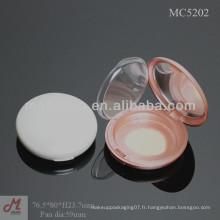 MC3018 59mm Récipient cosmétique ovale pour le maquillage